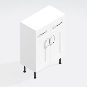 Bathroom  Double Drawerline Base Unit - Express Oxford